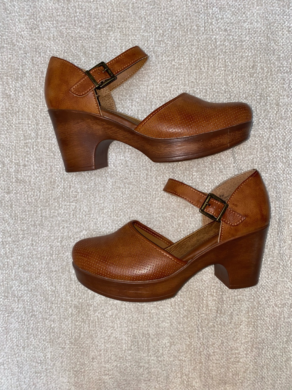 b.o.c. by Born Women's Gia Mary Jane Platform Clogs – Tan Brown Size 8 - Picture 7 of 12